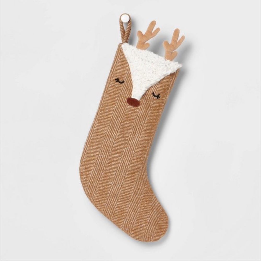 Set of 2 -20" Herringbone Deer Character
Christmas Stocking - Wondershop